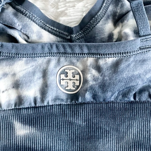 Tory Burch Sport Tie-Dye Seamless Long Bralette Style Number 78439 Athleisure - Picture 7 of 10